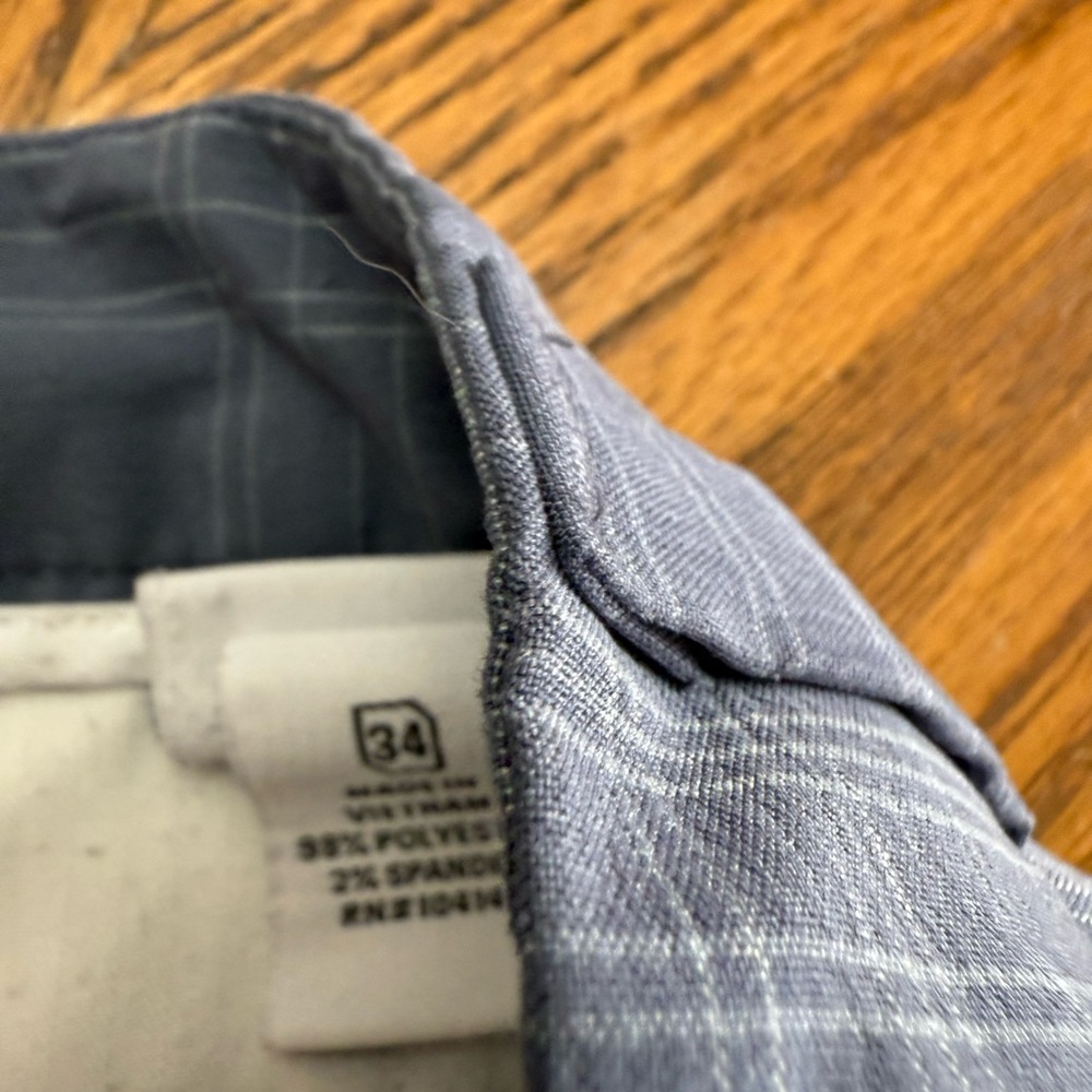 Slazenger Men's Gray Checkered Performance. Shorts - Picture 5 of 6